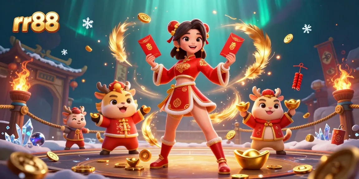 Win big at rr88 with a stunning Lunar New Year celebration, rich in gold and festive elements.
