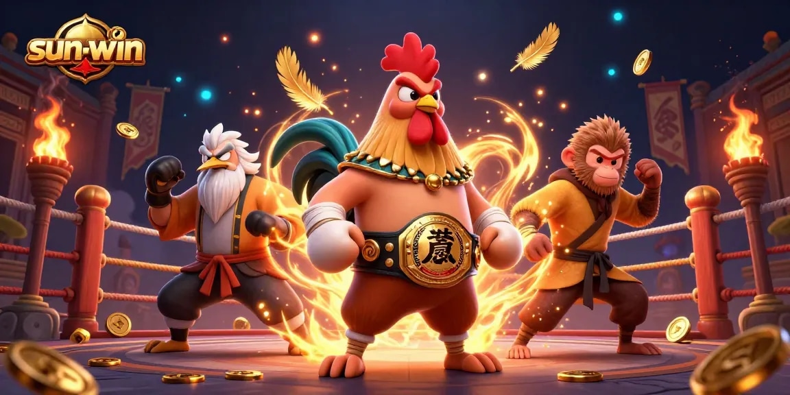 Experience the thrill of gaming with sun-win; fierce characters and rich casino elements come alive!