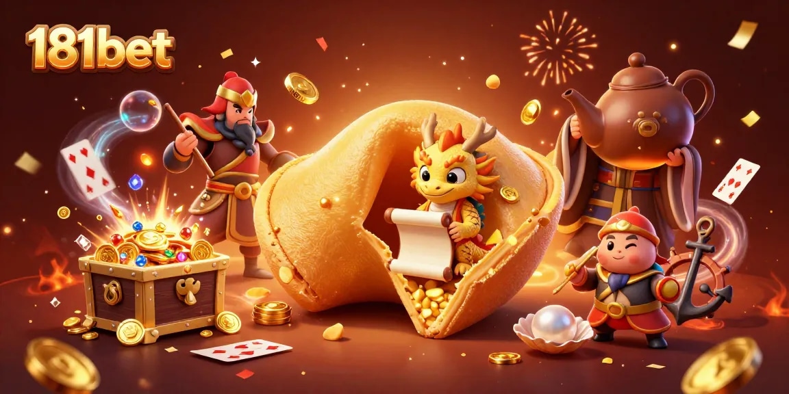 Immerse in the adventure at 181bet with a striking illustration featuring epic characters and treasure-filled casino atmosphere.