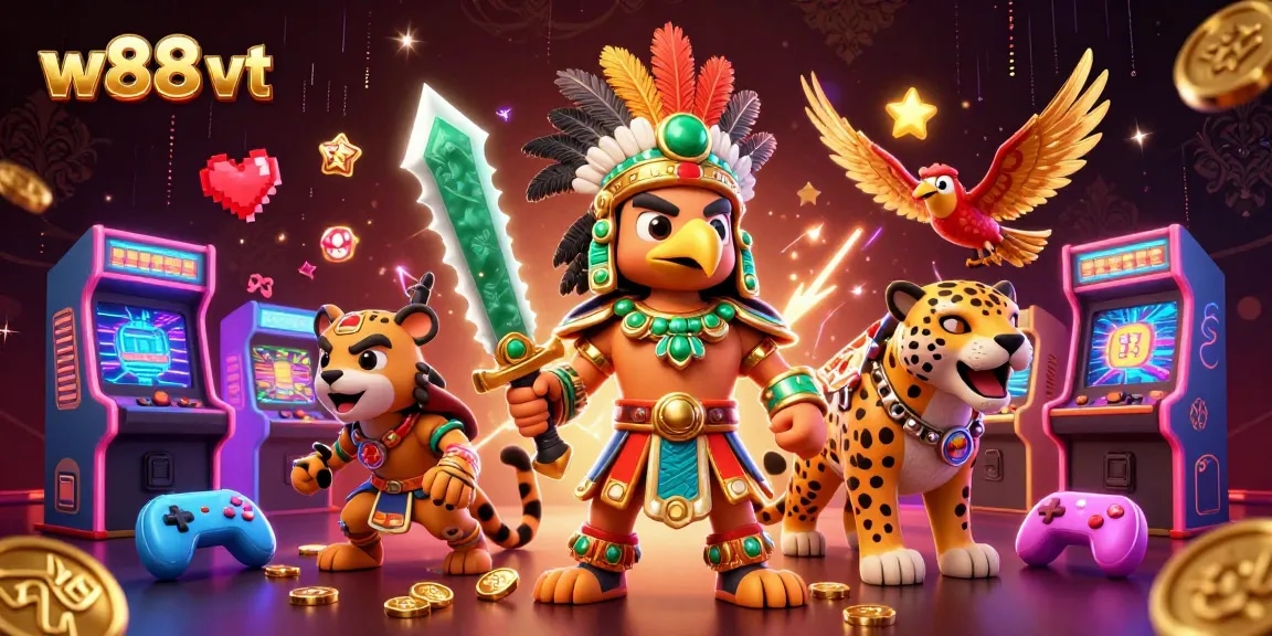 W88 VT - trải nghiệm cá cược đỉnh cao với các chiến binh Aztec trong casino ảo.