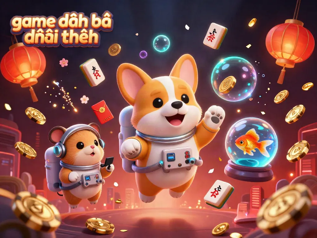 Experience the excitement of game đánh bài đổi thưởng in a vibrant, lively casino scene.