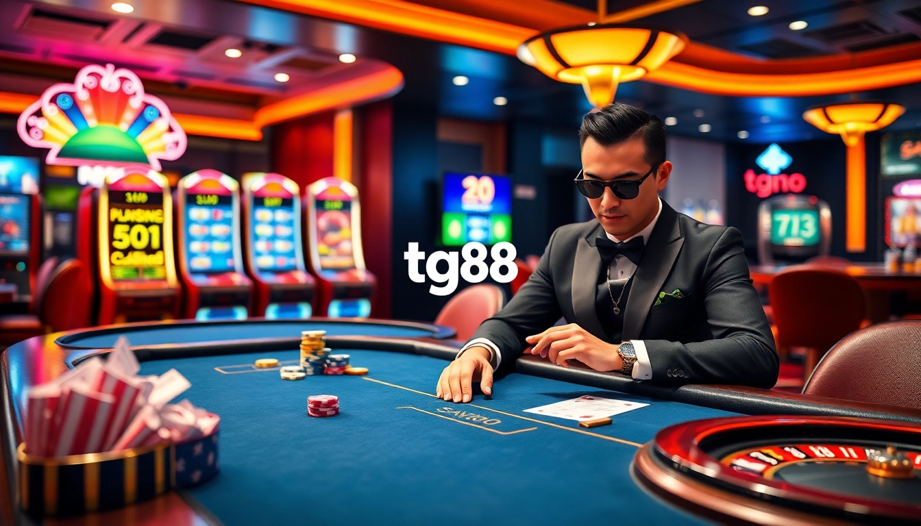 Experience thrilling online gaming at tg88 with vibrant casino action and exciting stakes.