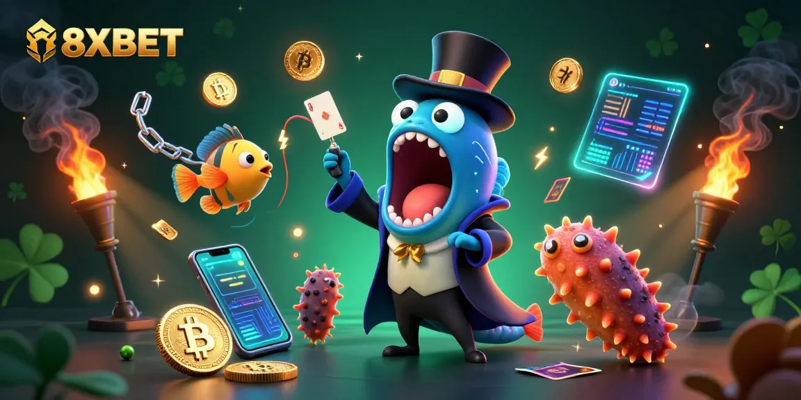 Experience thrilling gameplay with the bioluminescent gulper eel magic act at 8XBET casino.
