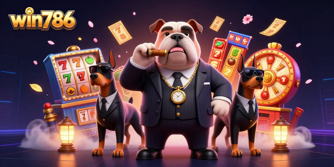 Engage with win786’s thrilling slot games in an exciting 3D digital casino illustration.