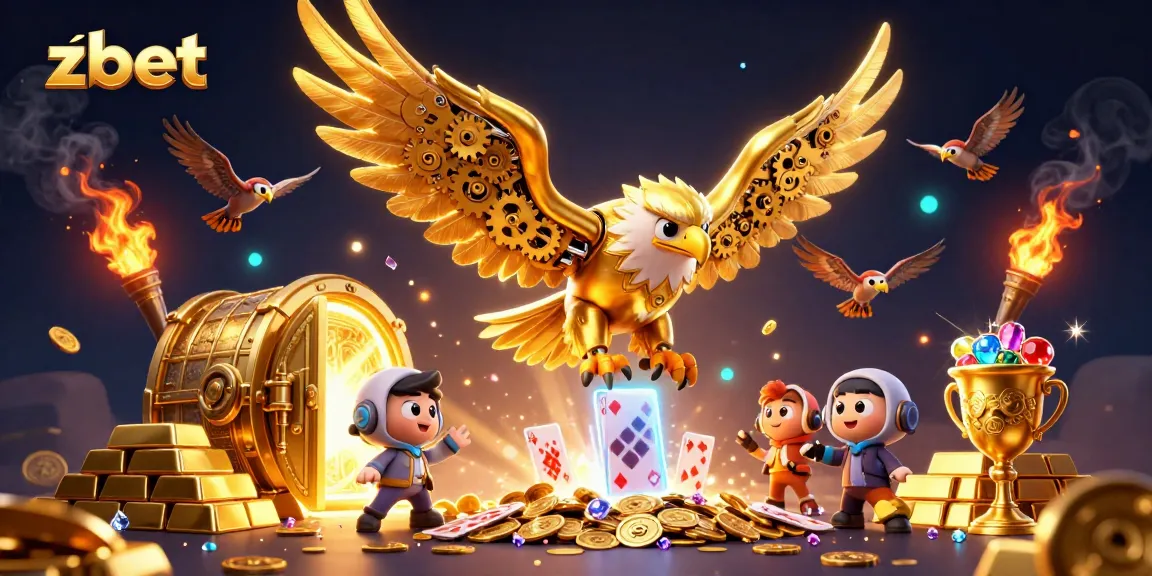 Engage in thrilling zbet adventures through an electrifying 3D casino scene full of dynamic elements.
