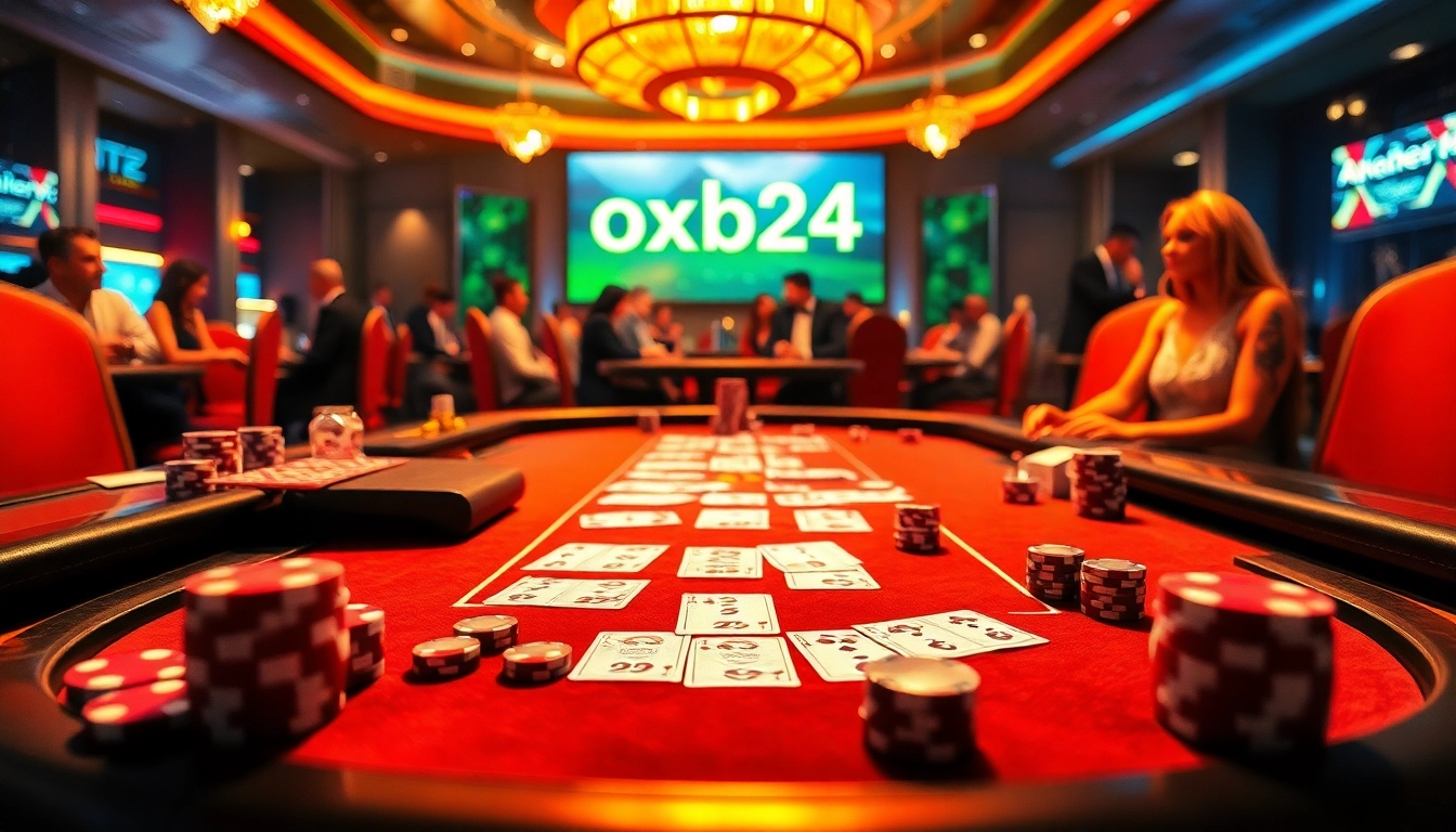 Experience the thrill of high-stakes gambling at https://oxbet24.com/ with luxurious tables and vibrant players.