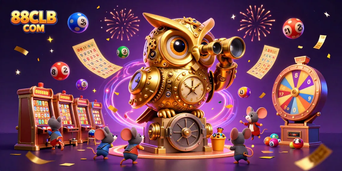 Experience the thrill of gaming at 88CLB COM with dynamic lottery action and vibrant colors.