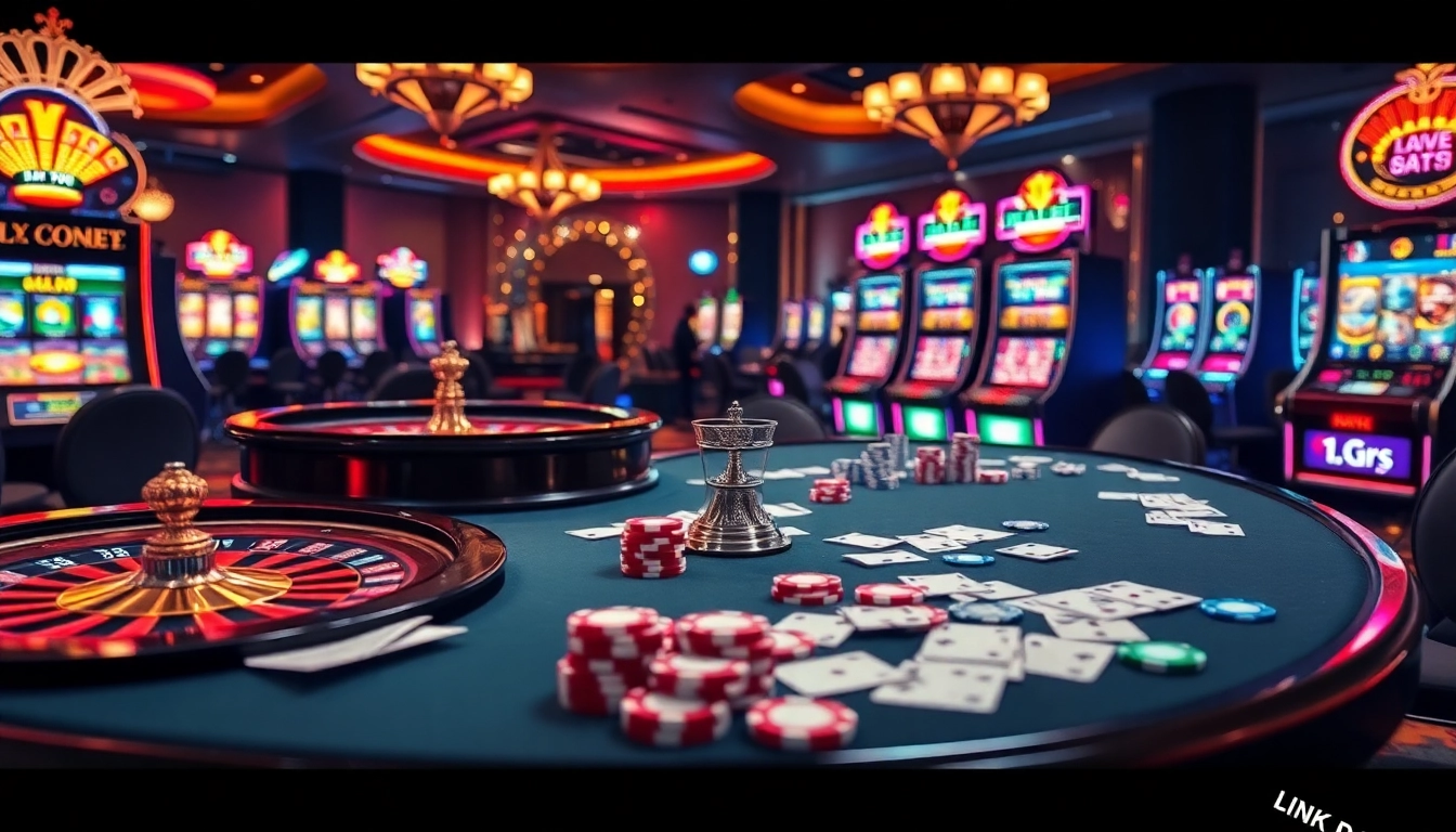 Experience the thrill of LINK DA88 as players engage in high-stakes action at a luxurious casino table.