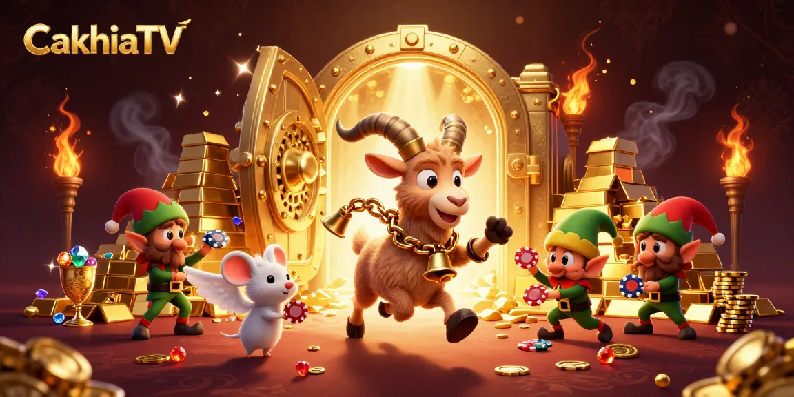 CakhiaTV brings festive fun to a thrilling casino scene with Krampus and elves stealing stakes.