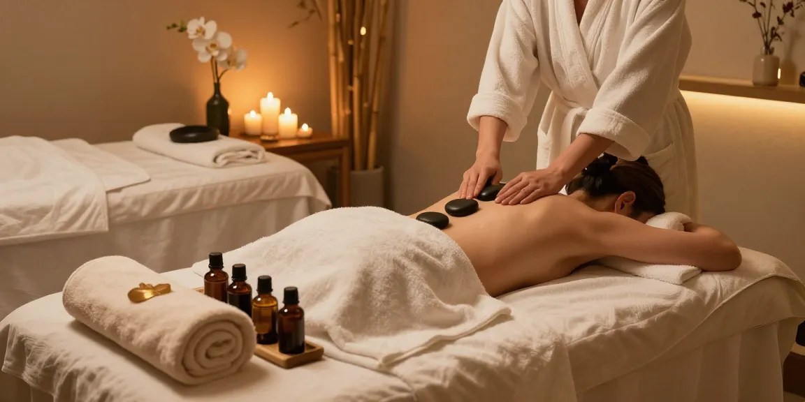 RR88 spa treatment room with massage therapy creating relaxation and rejuvenation.