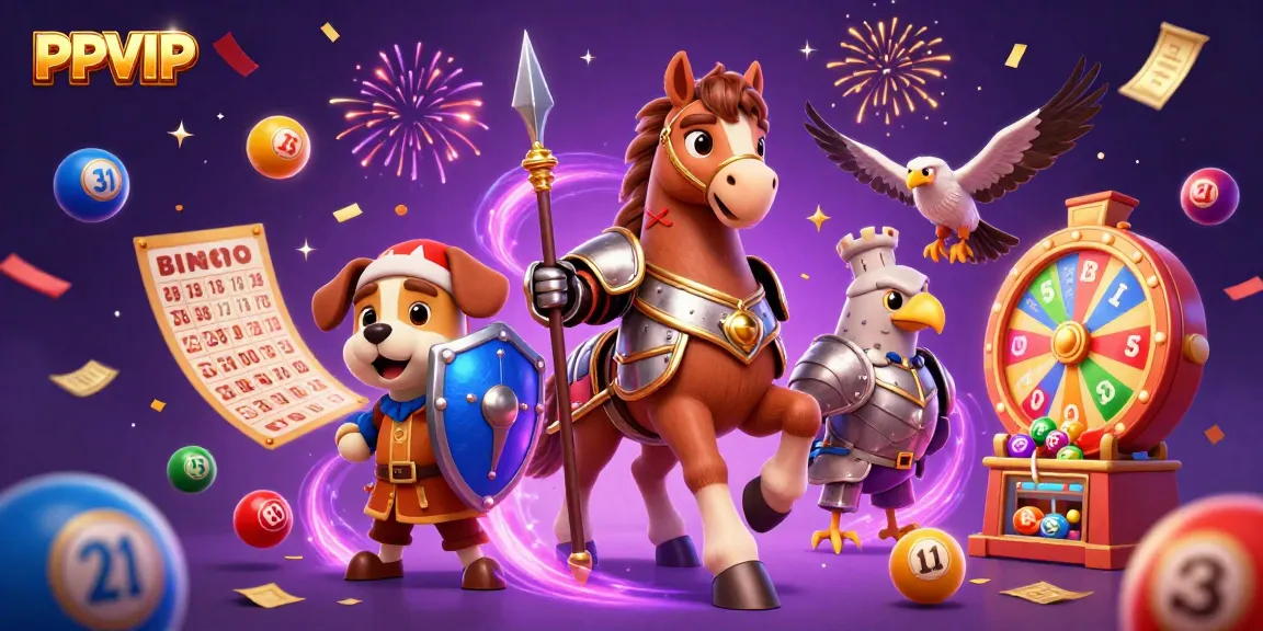 Win big with PPVIP as knights battle with exciting games surrounded by vibrant casino elements.