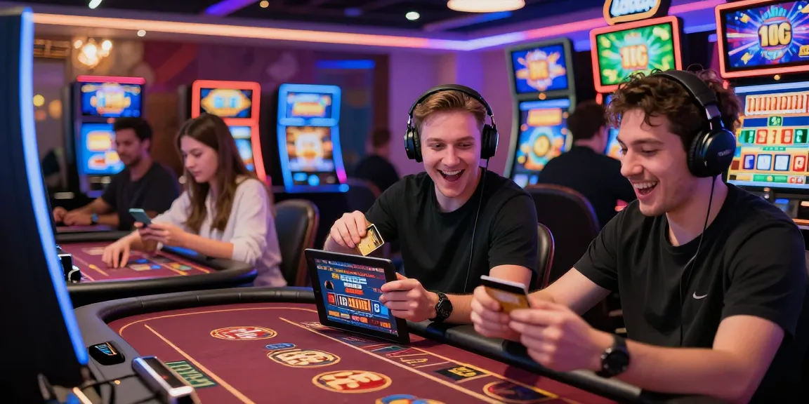 Engaged UK players at credit card casinos, featuring gameplay and vibrant atmosphere from https://chps.org.uk.