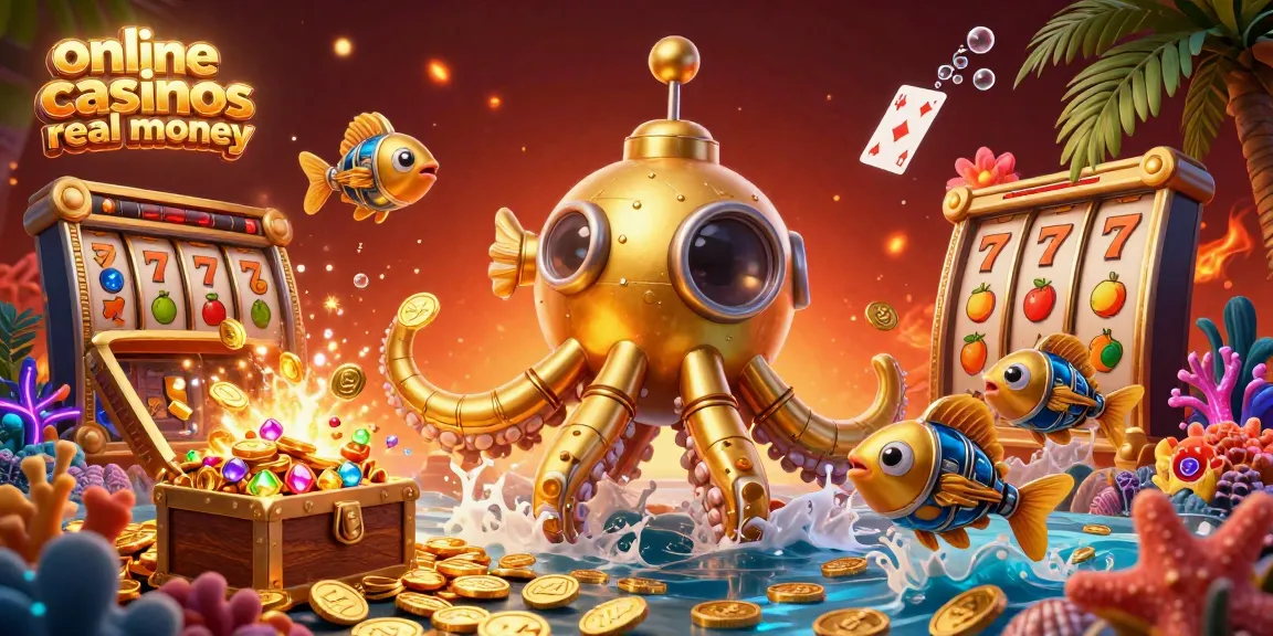 Engage with online casinos real money in a vibrant underwater adventure full of treasures and winning symbols.
