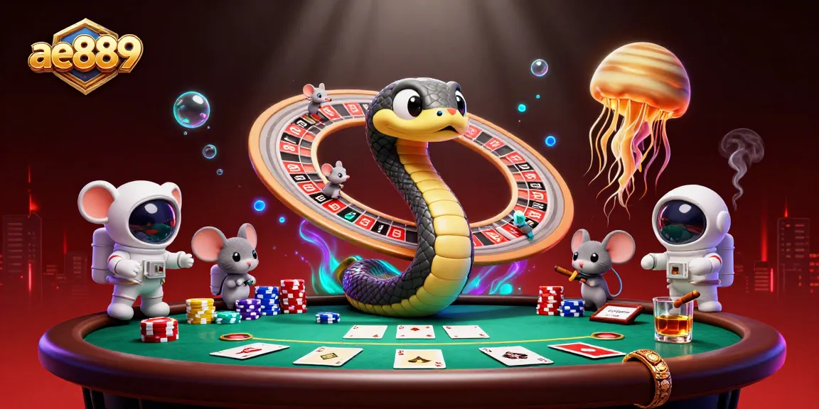 Engage in exciting gameplay at ae889, where astronaut mice bet on cosmic roulette with dynamic casino elements.